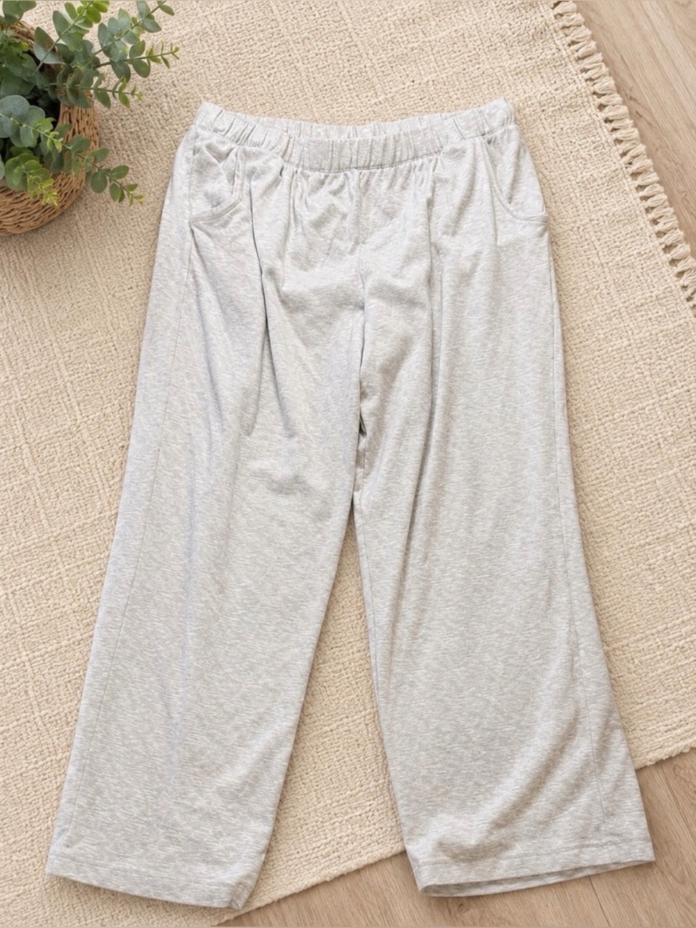 Croft & Barrow Gray Lounge Pajama Pants XL Soft Stretch Pull-On Sleepwear